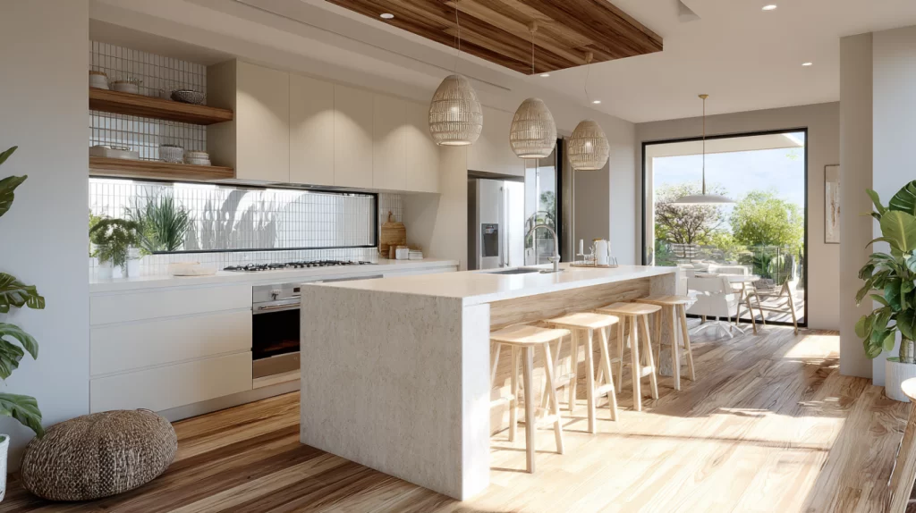 מטבח טרנדי מעוצב 2025